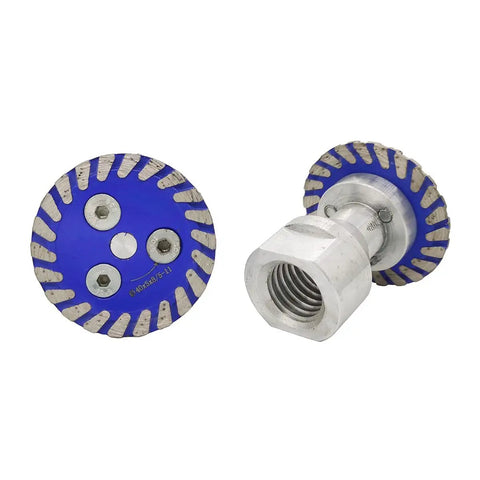 Mini Diamond Saw Blades Set 40mm 50mm 75mm For Stone Granite Carving And Easy, Precise Cutting Turbo Disc With 5/8-11 Threaded Flange