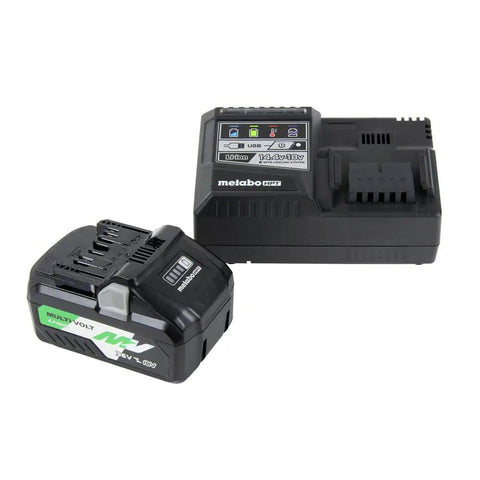 MultiVolt Battery And Charger Starter Kit For 36V And 18V Tools, 8Ah 18V And 4Ah 36V, Lithium Ion, Slide Style, Charger With Built In USB Port