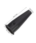 Black steel tapered sleeve connector from 5 Pcs Steel Tapered Sleeve Handle Connectors For Garden Hoe And Rake Replacement Ferrule Parts