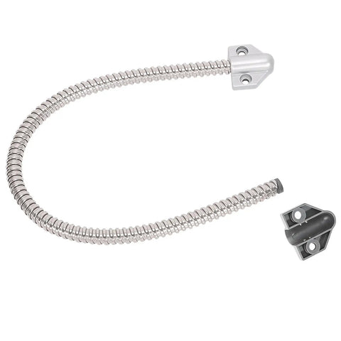 Armored Door Loop Wire Protector 3 Pack Stainless Steel Cable Sleeve for Power Transfer Flexible Gooseneck Metal Conduit.