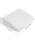 Heavy Duty Outdoor EV Charger Enclosure Weatherproof Rain Shell dimensions, white durable cover, quick install protective design.