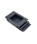 Flush Panel Slide Latch Push To Close For 1.6mm Panel Thickness And 6.4mm Grip Black Finish Durable ABS Body With Stainless Steel Spring
