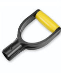 Spade Handle Replacement For Snow Shovels With 32mm Inner Diameter Plastic D Grip Style Comfy No Slip Grip Yellow Garden Tool