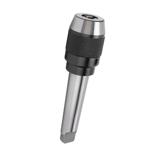 Heavy Duty Keyless Drill Chuck With Straight Shank Integrated Design offers superior rigidity for 13mm bit clamping on machines.