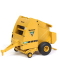 604R Round Hay Baler Diecast Model With Hay Bale One Sixty Fourth Scale For Collectors Realistic Detailing Ideal For Display