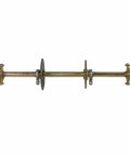 32 Inch Rear Wheel Axle Shaft Assembly for Go Kart Buggy Quad UTV ATV Snow Sand Snowmobile Rear Axle Track Kit, front view