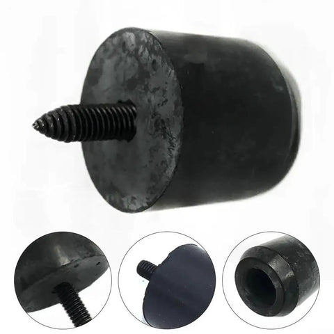 Heavy Duty Hood Buffer Block Bumper Fits Jeep Compass 2011 To 2017 ABS Stop Cushion Pad Kit Replacement Support Rubber Front End Part for Smooth Closing black ABS hood bumper with threaded stud