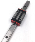Beefy 500mm Long 25mm Linear Rail Guide Kit With HGR25 Rail And Two HGH25CAZAC Square Rail Blocks Preload Precision Heavy Load Support Ultra Smooth Glide For Precise Motion In CNC Automation And Bench Projects, HGR25 rail with block