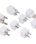 Various international plug adapters for Eight International Adapters Travel Charging Station With Surge Protector And Four Smart USB Ports