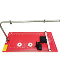 Hot Wire Foam Cutter For Large Foam Sheets 15 By 30.7 Inch Electric Cutting Machine with red base and adjustable arm.