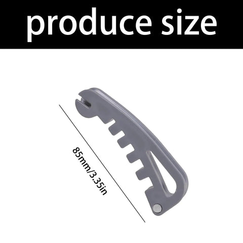 Dimensional view of 85mm eyeglasses repair tool from the Eyeglasses Repair Tool Kit For Bent Frames And Misaligned Nose Pads