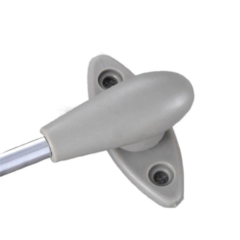 Heavy Duty Cabinet Hinge With 100N Gas Spring for soft close kitchen cupboard doors, ABS head steel construction, side view