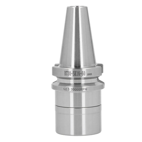 Rock Solid BT30 SK16 Milling Collet Chuck And CNC Tool Holder For Machine Tools with a smooth, shiny 40Cr alloy steel finish.