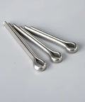 150 Piece Stainless Steel Spring Pin Kit For Mechanical Hitches And Dowels Smooth Surface Durable Split Pins Quick Lock Nut And Bolt Anti Loosening Fasteners For Tough DIY Projects, stainless steel spring pins