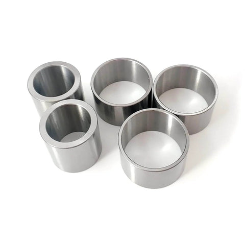 Two Steel Sleeve Bearings Set Inner Diameter 35mm Outer Diameter 38mm Height 40mm GCr15 Carbon Steel Bearing Sleeves.