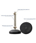Adjustable Leveling Feet 4 Pack With 80mm Nylon Base And M12 By 100mm Threaded Universal Joint for tables and cabinets