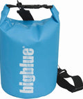 Blue dry bag included with VL 4600 Lumen Video Light With Crisp 6500K Output, 120 Degree Beam, Four Power Levels And Battery Indicator