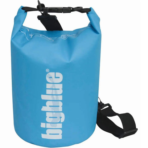 Blue dry bag included with VL 4600 Lumen Video Light With Crisp 6500K Output, 120 Degree Beam, Four Power Levels And Battery Indicator