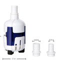 Low Noise Saltwater Aquarium Return Pump For Sump DC 12V With Controller 185 GPH 700 Liters Per Hour 9 Watts Quiet Motor
