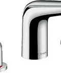 Modern Focus N Low Flow Two Handle Bathroom Sink Faucet Tall 3.5 Inch Chrome Finish For 3 Hole Deck Mount Water Saving Brass Construction Durable 71140001