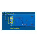 ZMCT103C 5A AC Current Sensor And Transformer Module Featuring Integrated Op Amp Single Phase Analog Output showing voltage connections.