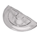 Side view of clear plastic Water Tank Cover For Capsule Coffee Machines Compatible With Popular Models No Fuss No Drips Tight Seal Leak Resistant Lid Easy Install Replacement Part For A Cleaner More Convenient Brew