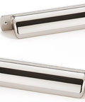10 Pack 2-1/2 Inch Polished Nickel Drawer Pulls Cabinet Cup Pulls Kitchen Hardware Bin Cup Drawer Pulls Drawer Handles Knobs