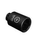 36mm Axle Nut Impact Socket 1/2 Inch Drive 6 Point Deep CR-MO Metric With Laser Etched Upgrade Beefy High Torque Grip Quick Fit