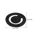 3 Pack Round Rubber Seals for Well Pump Check Valve Weatherproof Replacement Gaskets, 9cm diameter, black