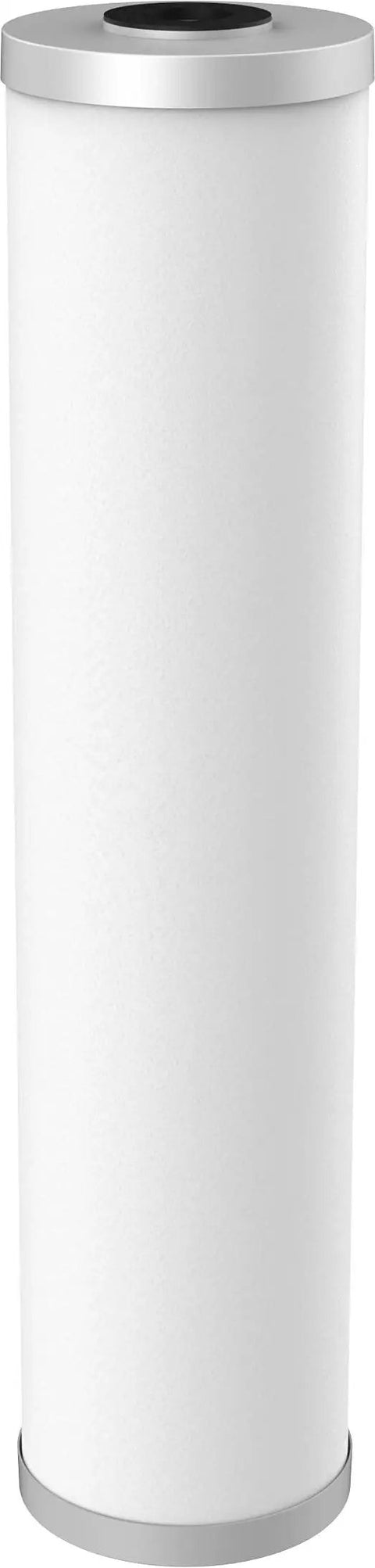 PB55-20 Carbon Water Filter Cartridge For 20 Inch Big Blue Housings, 0.5 Micron, front view of heavy duty carbon block
