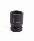 Beefy Half Inch Drive Magnetic Impact Socket Five Eighth Inch Chrome Molybdenum Alloy Steel With Radius Corner Design shown upright