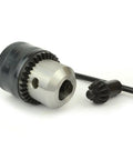 Heavy Duty 5/8 Inch Keyed Drill Chuck With 1/2 20 Unf Mount Built Like A Tank Steel Power Tool Upgrade with black lever.