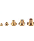 Heavy Duty Brass Type T Lead Screw Nut Trapezoidal Backlash Adjustment T5 T8 T10 T12 T20, solid brass, various sizes.