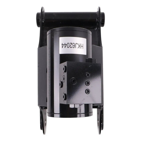 Heavy Workhorse Platform Rotator Actuator With Hydraulic Swing Drive For Jlg Boom Lift 600 Series Parts, top view of black hydraulic motor.