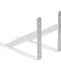 Heavy Duty Shelf Brackets 12 Inch By 8 Inch With Screws 8 Pack White Metal L Brackets For Shelves Floating Shelf Support