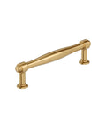 Enlivity Champagne Bronze Cabinet Pull 5-1/16 Inch Center To Center For Cabinets Drawers And Furniture With Traditional Style Classic Look And Warm Satin Finish BP37723CZ front view