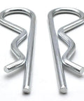 M7 X 150 Hairpin Cotter Pin Clip R Shape Spring Retaining Clip For Fast Locking Bolts Works Like A Champ In Indoor Outdoor Applications Rustproof Carbon Steel 2 Pack