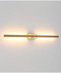 Gold Finish 39 Inch LED Wall Sconce Sleek Dope Slim Linear Light For Living Room Bedroom Hallway Foyer Corridor 14W 980 Lumens 3000K Surface Mounted Easy Install Ambient Glow