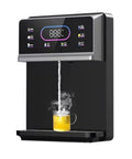 Instant Wall Mounted Water Dispenser With Six Temperature Levels And Five Volume Settings, dispensing hot water into a cup