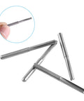 Get A Bang For Your Buck With This 10 Pack Of 3.175mm Tungsten Carbide End Milling Cutters Perfect For CNC Woodworking And Engrave Jobs That Need Durable Double Flute Bits - close-up of precision 3.175mm milling cutter.