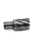 Oscarbide annular cutter with Weldon shank, 1-1/16 in diameter, 1 in depth of cut