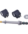 4-Way 3 GPM Hydraulic Spool Valve SV08-47DM-0-N Aftermarket Replacement For HydraForce 08 Series VC08-4 Cavity With 2 Solenoid Coils