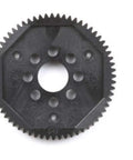 TB03.06 Spur Gear 64T for RC Car Upgrade, durable 0.6 module gear, fits 51356 TB03 chassis, precision machined for smooth power transfer