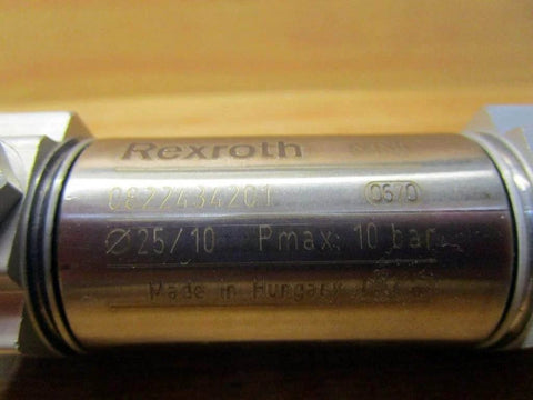 Hydraulic Cylinder PN 0822434201 115-4111-241 Two One Eighth Inch NPT Ports Max Pressure 10 Bar For Industrial Machinery Bosch Rexroth