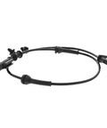 Front Abs Wheel Speed Sensor Compatible With Tesla Model X 2016 To 2020 EV featuring a black wire and connectors for easy installation.