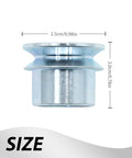 High Misalignment Spacer from Hardcore 8 Piece Set 5/8 To 1/2 Inch, zinc plated steel, size 2.5cm x 2.0cm