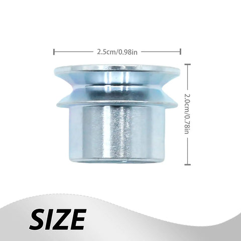 High Misalignment Spacer from Hardcore 8 Piece Set 5/8 To 1/2 Inch, zinc plated steel, size 2.5cm x 2.0cm