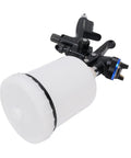 High Performance 1.3mm HVLP Paint Sprayer With 600ML Cup And Stainless Steel Nozzle, featuring ergonomic grip and white cup.