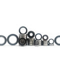 RC Flange Bearing Kit For Maxx And Slash Short Course Trucks, 26 Pcs Chrome Steel Ball Bearings, Black Rubber Sealed