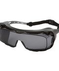 Killer OTG Reader Safety Glasses Featuring H2MAX Antifog Tech And Legit Frameless Gray Polycarbonate Lenses for heavy duty use.